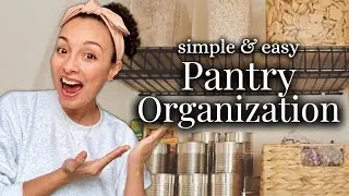 Reorganizing My Pantry | Small Pantry Organization