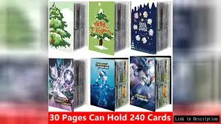 Christmas 240pcs Album Charizard Cards Album Book Cartoon  Anime New 240PCS Game Card Holder Collect