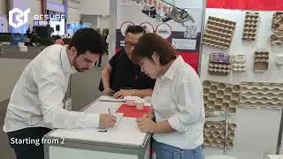 Besure technology pulp molding machine participated in the Brazil exhibition