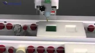 Fisnar F5200N dispensing conveyor system