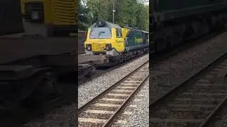 Freightliner Class 70. 70003 Crewe - Southampton at Reading West #railway #trains #ukrail #reels