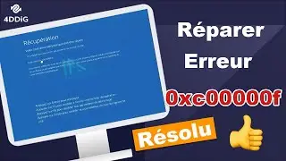 R&eacute;parer l'erreur 0xc00000f sur Windows [6 M&eacute;thodes]