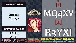 9th New Gift Code Update Mythic Heroes