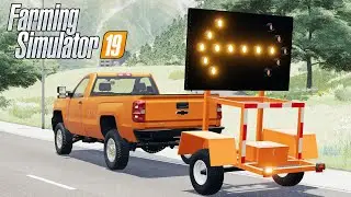 FS19 | Construction Arrow Trailer | By OK USED MODS