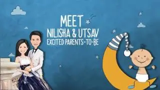 Baby Shower Invitation | Indian Elegant Animation Invite #animatedinvitation #invitationvideo