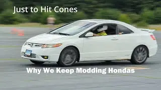 Why We Keep Modding Hondas (Just to Hit Cones) #gonzo #streetinterviews #honda @prop.werks