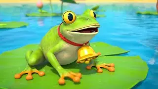 O sapinho seguiu o som do tilintar AV1 | Funny Toddler Song | Kids Rhymes