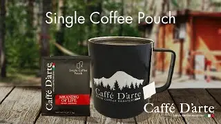 Caff&eacute; D'arte NEW Single Coffee Pouch
