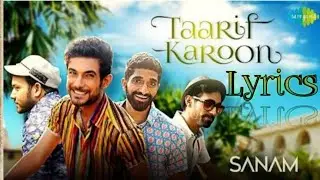 Taarif karu kya uski lyrics (official lyrics) #sanampuri #rawtechnicalhubfactory #lyrics