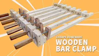 在国外太贵，自己制作木工夹具 !/ DIY  Easier Wooden Bar Clamps