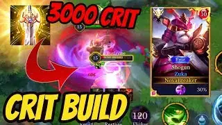 ZUKA NEW BUILD + SHOGUN ZUKA CRIT BUILD (Pro Guide) | AoV | 傳說對決 | RoV | Li&ecirc;n Qu&acirc;n Mobile