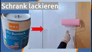 Dunklen Schrank gl&auml;nzend wei&szlig; lackieren ohne Schleifen