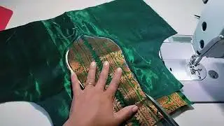 पानगळा सुंदर ब्लाऊज डिझाईन|pangada patch work beautiful blouse design|kathpadar blouse|