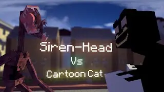 Cartoon Cat vs Siren Head - Minecraft Animation