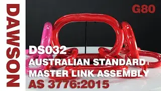 DAWSON DS032 Australian Standard G80 Master Link Assembly According to AS 3776:2015
