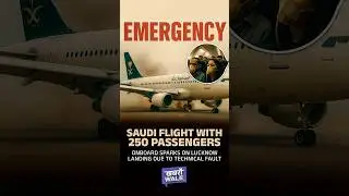 Saudi Hajj Flight Faces Technical Glitch At Lucknow Airport: Landing Gear Snag, Smoke Seen On Wheel