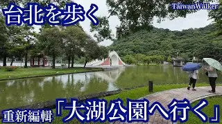 ※重新編輯※台北を歩く「大湖公園へ行く」南港展覧館站から大湖公園站まで歩く【大湖公園】