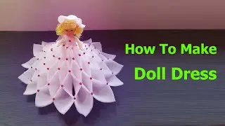 How To Make Doll Dress | DIY Doll Dress Video | Umbrella Frock By - Cute Craft