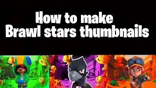 How To Make Professional Brawl Stars Thumbnail On IOS | 3D Renders Tutorial