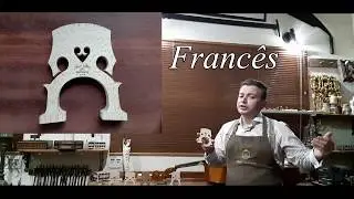 Cavalete para violoncelo Frances X cavalete para violoncelo Belga -Atelier Kamroyan- cello bridge