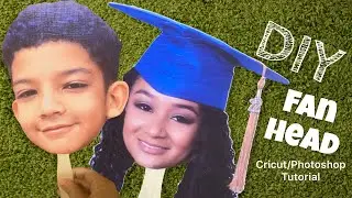 DIY fan head tutorial (cricut/photoshop)