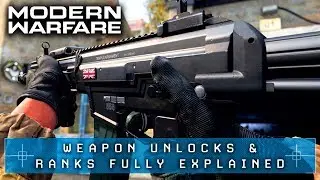 Modern Warfare: Weapon Unlocks, Gunsmith & Ranks FULLY EXPLAINED