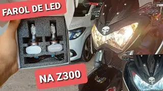 Z300 Instalando Farol de LED