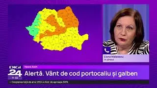 ANM a actualizat prognoroza meteo. Cod galben și portocaliu de vânt puternic și ninsori
