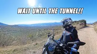 Incredible tunnel, friendly bikers, sheep, goats, and the most amazing views!