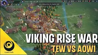 VIKING RISE WAR KVK TEW VS A0W1 | VIKING RISE 