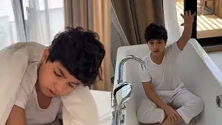 قزيع يقلد الأغنياء 😂 عايش الجو 😂 #فراج_قزيع_السهلي سنابات فراج قزيع السهلي