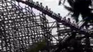 Raw GhostRider Roller Coaster Footage Knotts Berry Farm