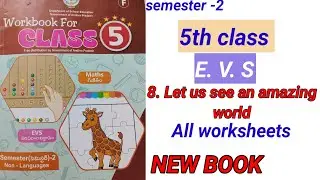 5-й класс/E.V.S/8. Давайте посмотрим на удивительный мир / рабочая тетрадь