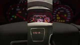 2015 GMC Sierra 1500 SLT Z71 5.3 Startup and Gauge Sweep #shorts