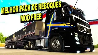 PACK DE REBOQUES BITREM CARGA E TR&Aacute;FEGO JL-TRUCK ETS 2/1.47