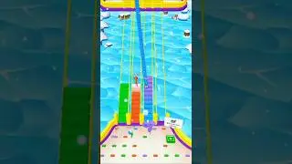Bridge Race 😱 Sabse Tez Player | Last Tak Dekho 🔥 #shorts