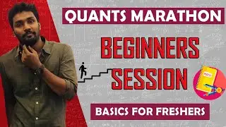 3 IN 1 BEGINNERS SESSION | QUANTS MARATHON | BASICS - DAY 1 | MR.PAULGUNA