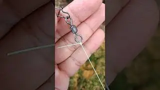 how to tie a improved clinch Knot #fishing #tutorial #clinch #knot #tips #swivel #fishingknot