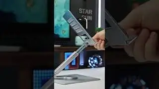 Pull out retractable iPad stand #desk setup 2022 #home office accessories