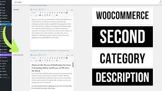 Add A Secondary Category Description In WooCommerce- Content Marketing & SEO Optimization