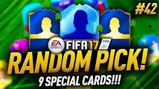 9 SPECIAL CARDS IN 1 TEAM!! The Random Pick #42 - FIFA 17 Ultimate Team