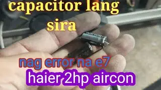 e7 error haier 2hp aircondation