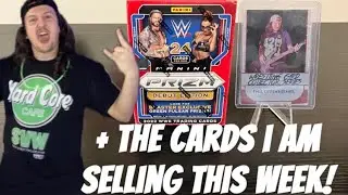 2022 PANINI PRIZM BLASTER + THE FIVE CARDS I AM SELLING  #wrestlingcards #wwe #paniniprizm