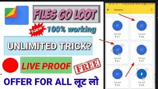 Unlimited trick? Files Go & Google pay app 10 scratch card free do in 1phone || files go app trick