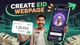 Create Eid-ul-Adha Festival Web Page Using Mobile | Earn Money From Ads