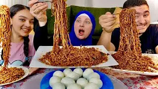 تحدى على اصدار جديد للنودلز الكورى والطعم (صدمنا)