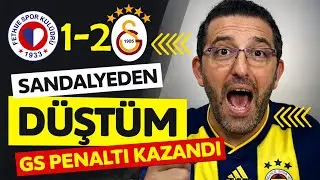SANDALYEDEN DÜŞTÜM | Fethiyespor 1-2 Galatasaray | Türkiye Kupası | TEPKİ