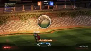 Rocket League - Winning 2v1 online ranked 2v2 with road hog xl