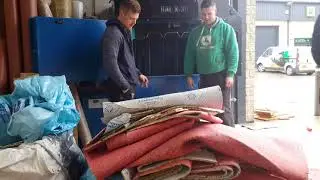 Carpet crusher in action | Contact us www.kenburn.co.uk