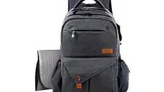 HapTim Multi-function Baby Diaper Bag Backpack With Stroller Straps
